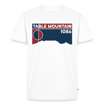 Table Mountain Finisher Ascent Hike Cape Town - Men's Premium Organic T-Shirt - white - Front - Nico (187cm)