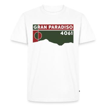 Gran Paradiso Ski Tour High Tour Climb Guide - Men's Premium Organic T-Shirt - white - Front - Nico (187cm)