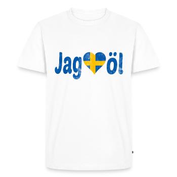 Beer drinking Sweden - Men's Premium Organic T-Shirt - white - Front - Nico (187cm)