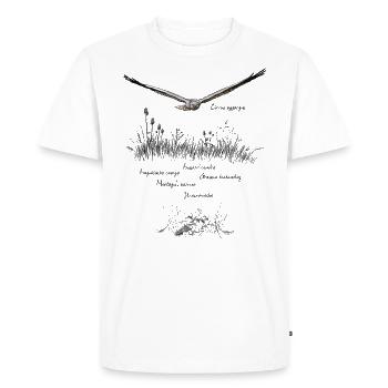 Consécration des prairies - T-shirt Premium bio Homme - blanc - Devant - Nico (187cm)