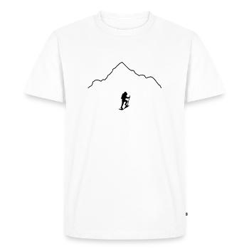Hiking mountains hiking - Men's Premium Organic T-Shirt - white - Front - Nico (187cm)