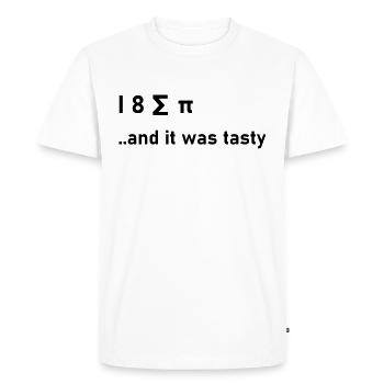 Math Nerd Gift Gift Idea Math Joke - Men's Premium Organic T-Shirt - white - Front - Nico (187cm)