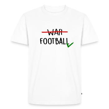 football américain tacle quarterback linebacker - T-shirt Premium bio Homme - blanc - Devant - Nico (187cm)