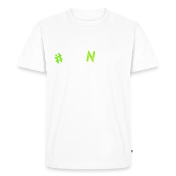 aujourd’hui aucune idée aucun plan désemparé au hasard - T-shirt Premium bio Homme - blanc - Devant - Nico (187cm)