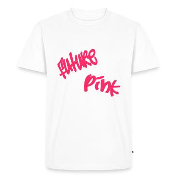 Everything will be fine my child. The future is pink - Men's Premium Organic T-Shirt - white - Front - Nico (187cm)