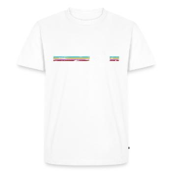 Bonanzarad Fahrad Retro - T-shirt Premium bio Homme - blanc - Devant - Nico (187cm)