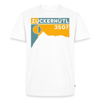 Zuckerhütl Finisher ski tour ascent normal route - Men's Premium Organic T-Shirt - white - Front - Nico (187cm)