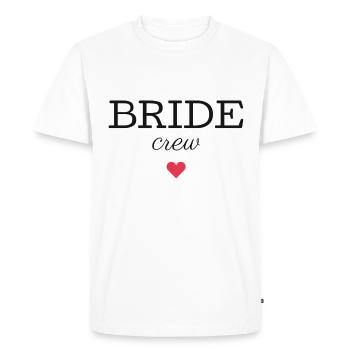 ÉQUIPAGE DE LA MARIÉE - T-shirt Premium bio Homme - blanc - Devant - Nico (187cm)