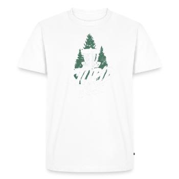 Disc Golf Disc Golfing Bag Disc Golf Frisbees - - Men's Premium Organic T-Shirt - white - Front - Nico (187cm)