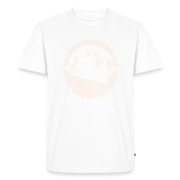 VTT VTT Vtt Vtt - VTT Trail - T-shirt Premium bio Homme - blanc - Devant - Nico (187cm)