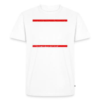 CRYPTO ANARCHY - T-shirt Premium bio Homme - blanc - Devant - Nico (187cm)