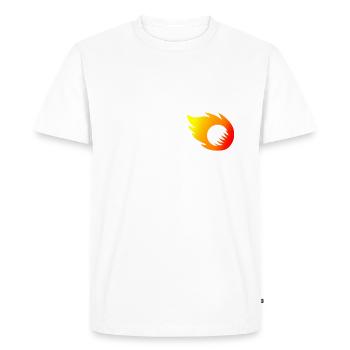 Tennis de table ping-pong Old Butterflies - T-shirt Premium bio Homme - blanc - Devant - Nico (187cm)