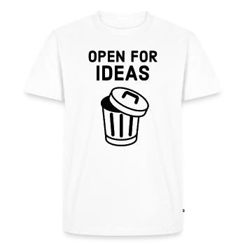 Drôle, drôle, drôle, drôle, drôle, drôle, drôle - T-shirt Premium bio Homme - blanc - Devant - Nico (187cm)