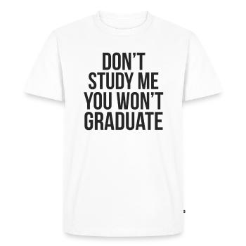Citations drôles, citations drôles, citation cool, citation cool - T-shirt Premium bio Homme - blanc - Devant - Nico (187cm)