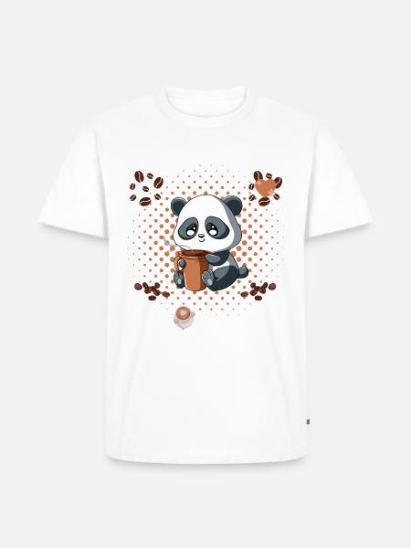 Guten Morgen - Kaffee - Männer Premium Bio T-Shirt -
