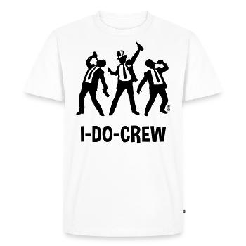 I-Do-Crew (Stag Night / Bachelor Party / Beer / B) - Men's Premium Organic T-Shirt - white - Front - Nico (187cm)