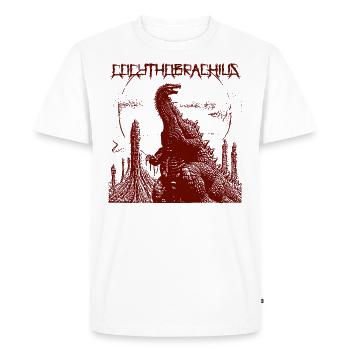 The Towering Cocythobrachius - Men's Premium Organic T-Shirt - white - Front - Nico (187cm)