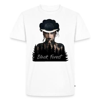 Casandra de beauté mystique de la Forêt-Noire - T-shirt Premium bio Homme - blanc - Devant - Nico (187cm)