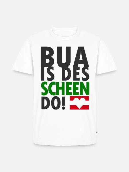 Austrian dialect Dialect Nice - Men's Premium Organic T-Shirt - white