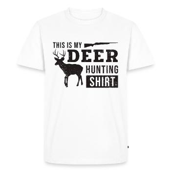 Hunting Hunters - Men's Premium Organic T-Shirt - white - Front - Nico (187cm)