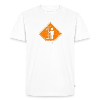 La destruction du cancer est en cours - Chemo Hospital - T-shirt Premium bio Homme - blanc - Devant - Nico (187cm)