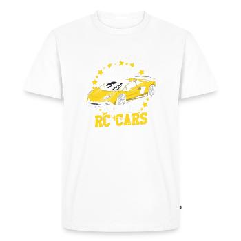 Vous ne pouvez jamais avoir trop de voitures rc - Racing Car - T-shirt Premium bio Homme - blanc - Devant - Nico (187cm)