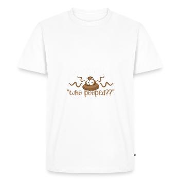 A childcare providers number one question who - Men's Premium Organic T-Shirt - white - Front - Nico (187cm)