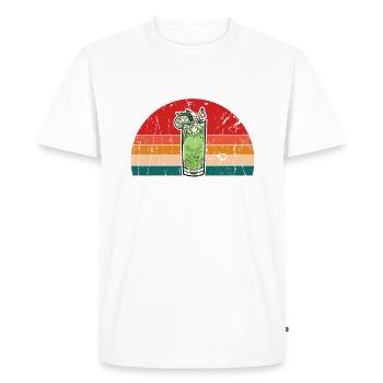 J’ai des boissons mélangées sur les sentiments - Craft - T-shirt Premium bio Homme - blanc - Devant - Nico (187cm)