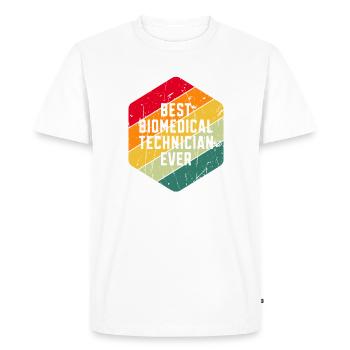 Best biomedical technician ever - Biomedical - Men's Premium Organic T-Shirt - white - Front - Nico (187cm)