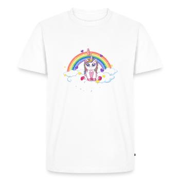 I lost my first tooth - Clean Tooth Dental Surgery - Men's Premium Organic T-Shirt - white - Front - Nico (187cm)
