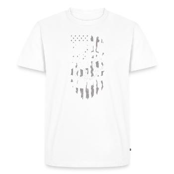 I can't fix stupid but I can cuff it - Detention - Men's Premium Organic T-Shirt - white - Front - Nico (187cm)