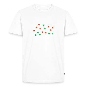Too legit to overfit - data analyst - Men's Premium Organic T-Shirt - white - Front - Nico (187cm)