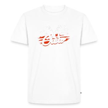 Pit Crew Race Car - amateur de course - T-shirt Premium bio Homme - blanc - Devant - Nico (187cm)