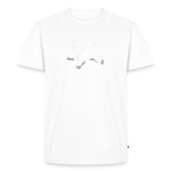 No - puppy - Men's Premium Organic T-Shirt - white - Front - Nico (187cm)