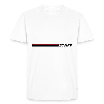 Élément de portée - T-shirt Premium bio Homme - blanc - Devant - Nico (187cm)