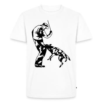 Sport canin - T-shirt Premium bio Homme - blanc - Devant - Nico (187cm)