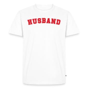 Mari - T-shirt Premium bio Homme - blanc - Devant - Nico (187cm)