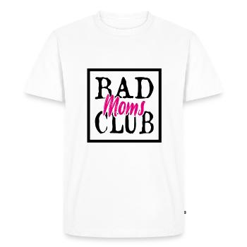 Bad Moms Club - Fête des mères - T-shirt Premium bio Homme - blanc - Devant - Nico (187cm)