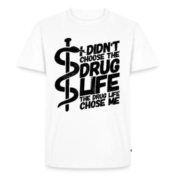 Pharmacist Pharmacist Pharmacist Pharmacist - Men's Premium Organic T-Shirt - white - Front - Nico (187cm)