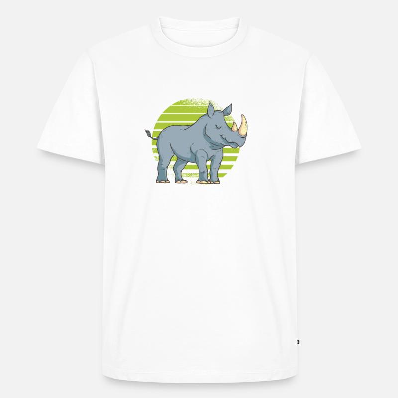 Nashorn - Männer Premium Bio T-Shirt - undefined