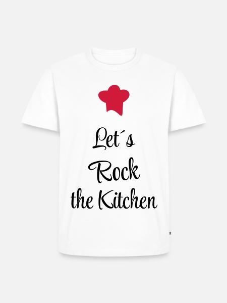 Let's rock the Kitchen - Men's Premium Organic T-Shirt - white