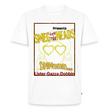 Smeg and the Heads gig T-Shirt (Red Dwarf) - T-shirt Premium bio Homme - blanc - Devant - Nico (187cm)