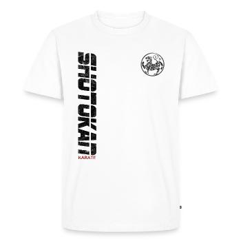 Karate Shotokan Tiger Martial Arts combat sport - Men's Premium Organic T-Shirt - white - Front - Nico (187cm)