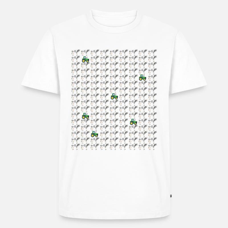 Bauer Traktor Zucht Landwirtschaft - Männer Premium Bio T-Shirt - undefined