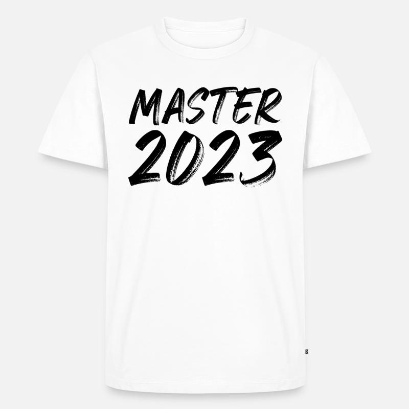 Master 2023 - Männer Premium Bio T-Shirt - Weiß