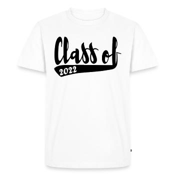 Class of 2022 simply vintage design - Men's Premium Organic T-Shirt - white - Front - Nico (187cm)