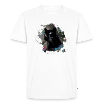 panther,cheetah,leopard,black,green,jungle - Men's Premium Organic T-Shirt - white - Front - Nico (187cm)