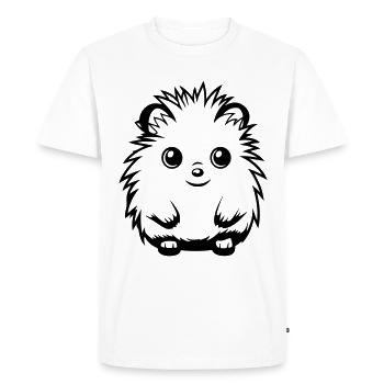 Hérisson Mignon Mignon Bébé - T-shirt Premium bio Homme - blanc - Devant - Nico (187cm)