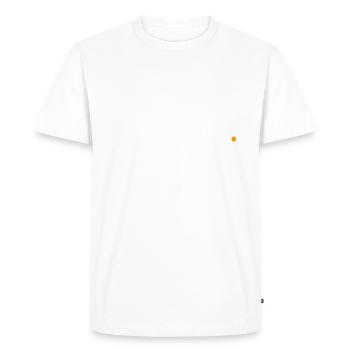 Tu tires ou tu pointes, cadeau pétanque humour - T-shirt Premium bio Homme - blanc - Devant - Nico (187cm)