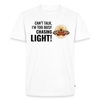 Papillon de nuit Animal Insect Collectionneur Entomologie - T-shirt Premium bio Homme - blanc - Devant - Nico (187cm)